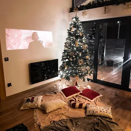 Chalet Boiko House - з чаном-джакузі Slawske